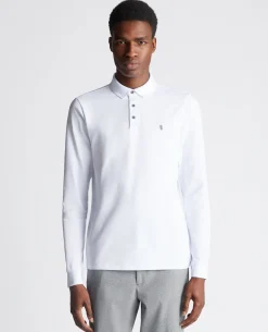 Tapered Fit Cotton-Stretch Polo Shirt