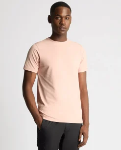 Tapered Fit Cotton-Stretch T-Shirt
