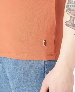 Tapered Fit Cotton-Stretch T-Shirt