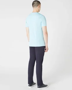 Tapered Fit Cotton-Stretch T-Shirt