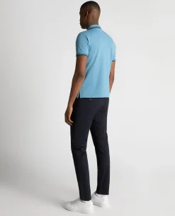 Tapered Fit Cotton-Stretch Polo Shirt