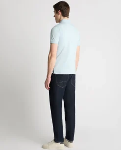 Tapered Fit Cotton-Stretch Polo Shirt