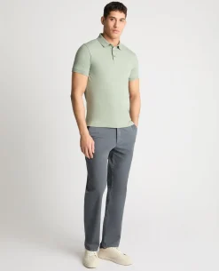 Tapered Fit Cotton-Stretch Polo Shirt