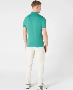 Tapered Fit Cotton-Stretch Polo Shirt