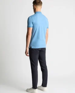 Tapered Fit Cotton-Stretch Polo Shirt