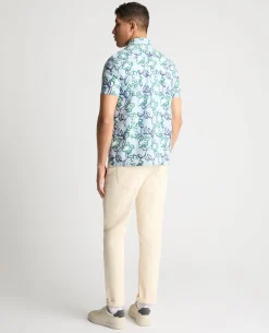 Tapered Fit Floral Patterned Shirt