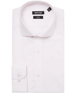 Tapered Fit French Front Cotton Shirt