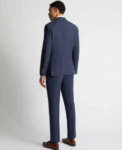 Tapered Fit Linen-Blend Suit