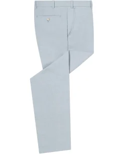 Tapered Fit Linen-Blend Suit Trousers