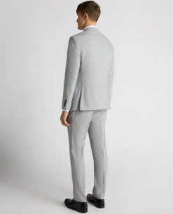 Tapered Fit Micro Houndstooth Suit
