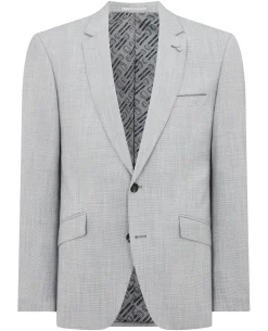 Tapered Fit Micro Houndstooth Suit