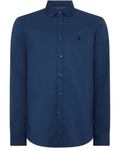 Tapered Fit Oxford Cotton Shirt