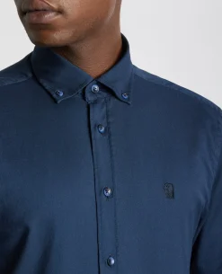Tapered Fit Oxford Cotton Shirt