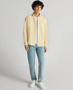 Tapered Fit Oxford Cotton Shirt