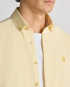 Tapered Fit Oxford Cotton Shirt