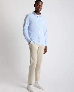 Tapered Fit Oxford Cotton Shirt