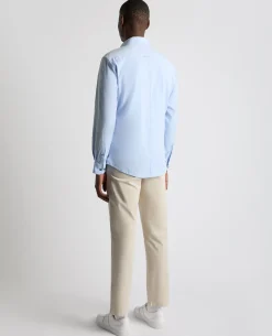 Tapered Fit Oxford Cotton Shirt