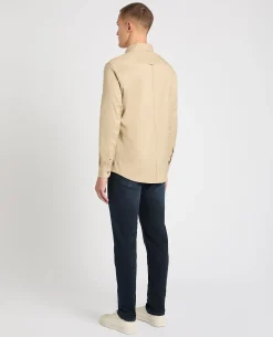 Tapered Fit Oxford Cotton Shirt