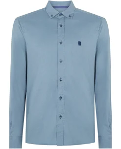 Tapered Fit Oxford Cotton Shirt