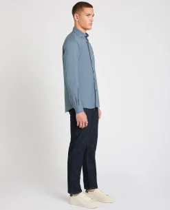 Tapered Fit Oxford Cotton Shirt
