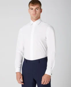 Tapered Fit Parker Collar Shirt