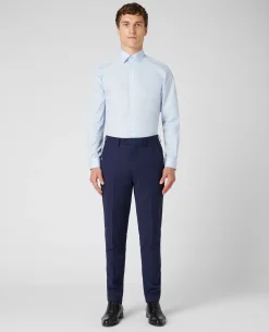 Tapered Fit Placket Front Shirt