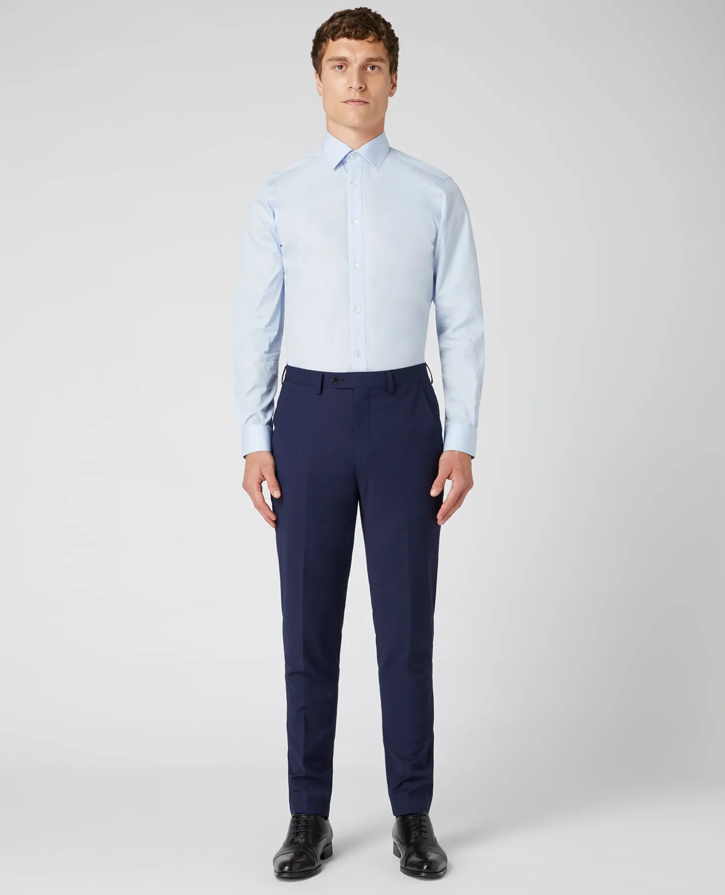 Tapered Fit Placket Front Shirt