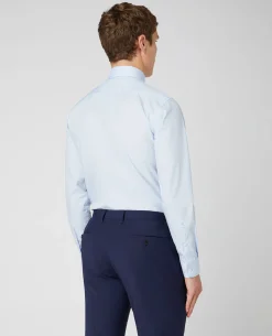 Tapered Fit Placket Front Shirt