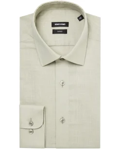 Tapered Fit Pure Cotton Shirt