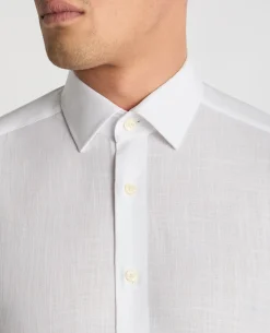 Tapered Fit Pure Cotton Shirt