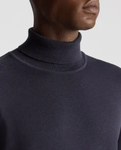 Tapered Fit Roll Neck Sweater