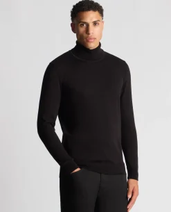 Tapered Fit Roll Neck Sweater