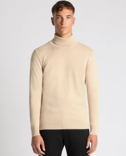 Tapered Fit Roll Neck Sweater