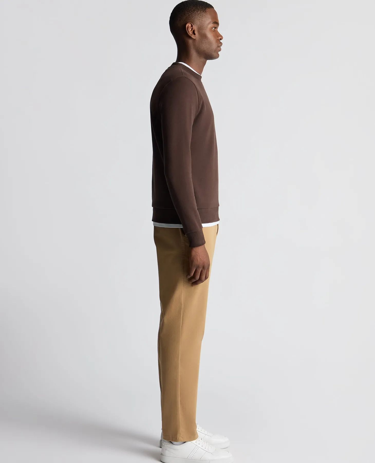 Tapered Fit Soft Touch Cotton-Blend Sweatshirt