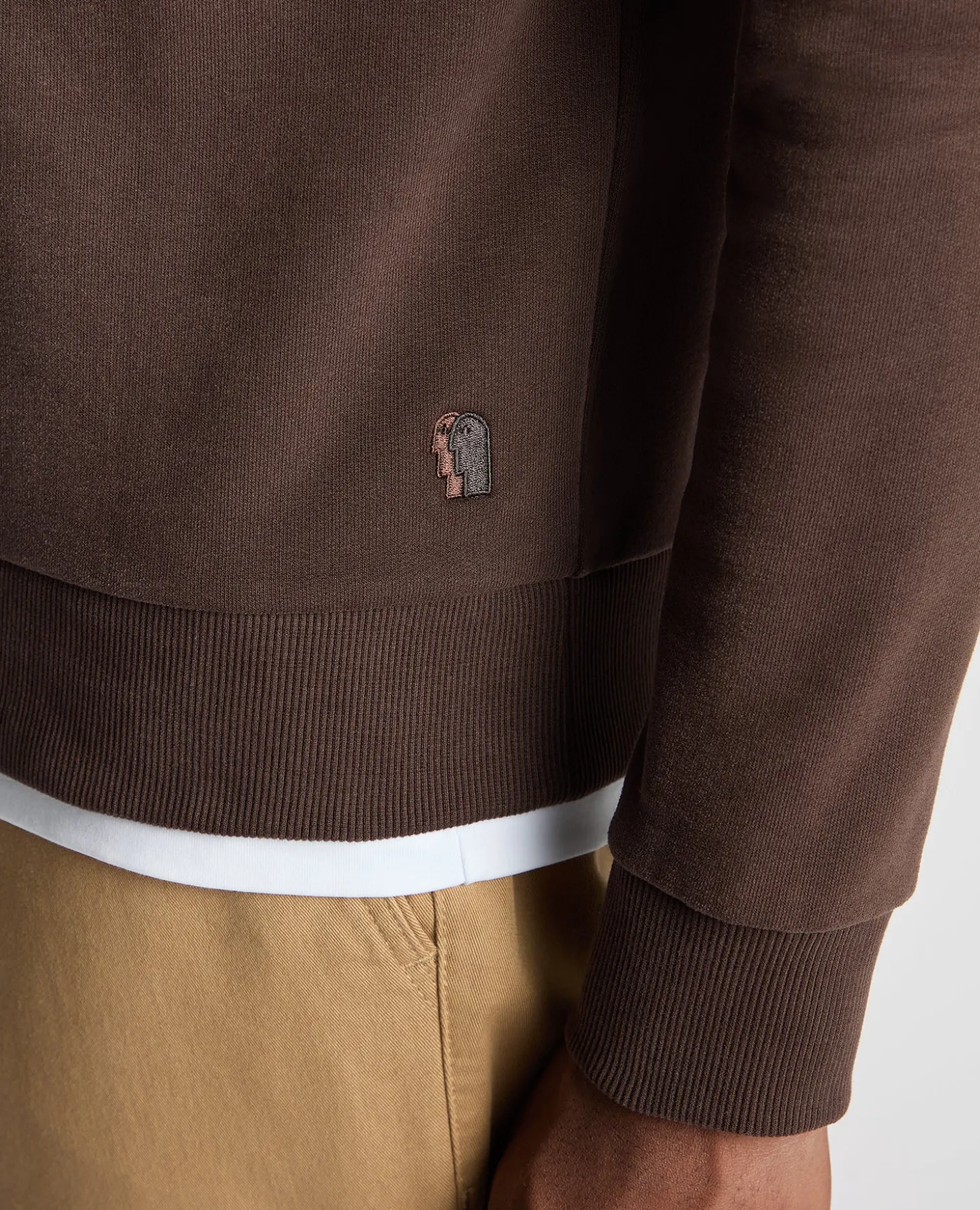 Tapered Fit Soft Touch Cotton-Blend Sweatshirt