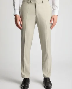 Tapered Fit Stretch Formal Trousers