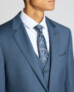 Tapered fit Wool Blend Suit