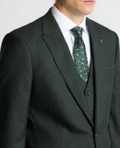 Tapered Fit Wool Stretch Suit