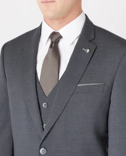 Tapered Fit Wool-Blend Mix and Match Suit