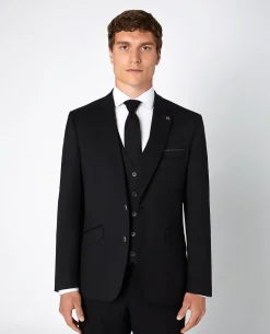 Tapered Fit Wool-Blend Mix and Match Suit