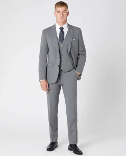 Tapered Fit Wool-Blend Stretch Mix and Match Suit