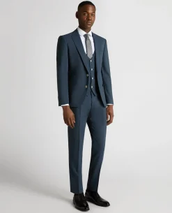 Tapered Fit Wool-Stretch Mix and Match Suit