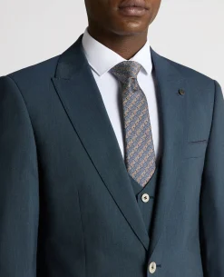 Tapered Fit Wool-Stretch Mix and Match Suit