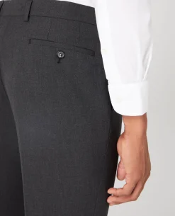 Tapered Leg Stretch Formal Trousers