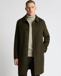 Tatum Relaxed Fit Wool Rich Overcoat