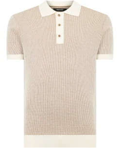 Textured Knit Polo