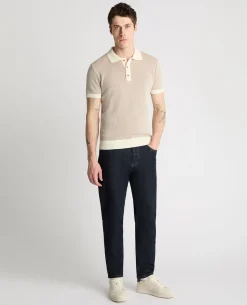 Textured Knit Polo